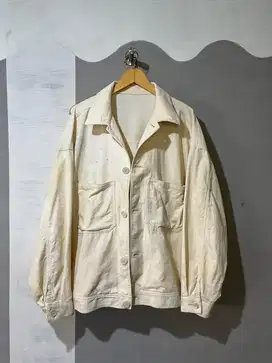Preloved GU Uniqlo Corduroy Work Jacket Big Size (minus noda)