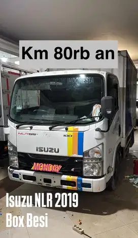 Isuzu elf NLR 55TX 2019 km80rb rendah