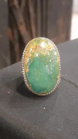 Cincin pirus persia dim besar perak