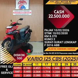 NEW VARIO 125 CBS 2025 PLAT F BOGOR CASH/TT/INDODANA/SHOPEE PAY