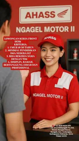 LOWONGAN KERJA AHASS
