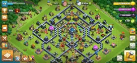 Di jual Akun coc Th 13 Full up . berlian nya 4230 
siap Pake Siap .