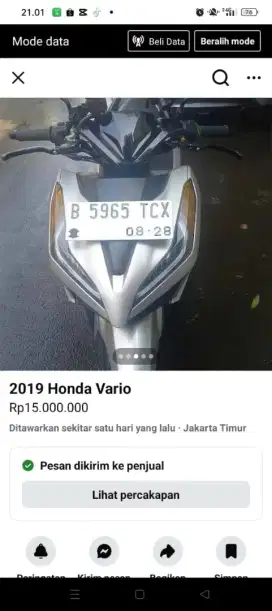 Vario 150cc thn 2019