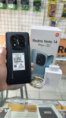 REDMI NOTE 14 PRO+ 5G RAM 8+8/256 FULLSET BERGARASI MULUS BAWAAN LAHIR