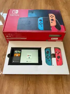 Nintendo switch V2 neon