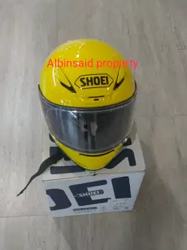 Helm Shoei Z7 yellow bright size XL Fulset mulus like new