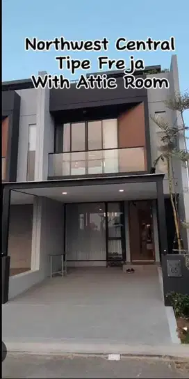 Disewakan Rumah Northwest Central baru gress