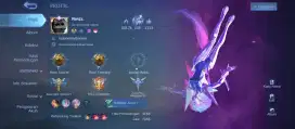 Jual akun Mobile Legend Match 600+ WR 90% GG