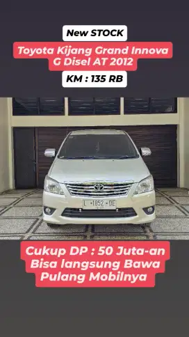 Toyota Kijang Grand Innova Disel at 2012