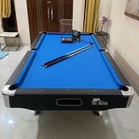 Meja billiard De Belle 9ft satu set tinggal main