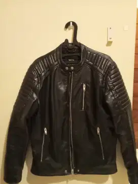 Biker Leather Jacket Original Zara