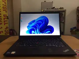 Lenovo ThinkPad T14 Core i7Gen11 Ram 16GB SSD 256GB Touchscren Mulus