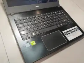 Dijual laptop Acer Intel i5-7200 ram 8GB SSD 256GB VGA NVDIA GeForce 2