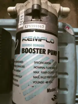 Pompa booster RO merk Kemflo