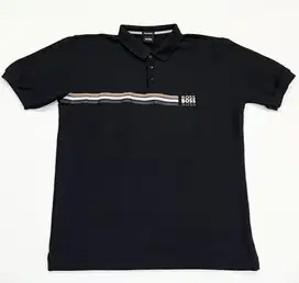 Kaos Polo Hugo Boss Hitam