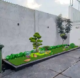 Tukang Taman karpot dan kolam.