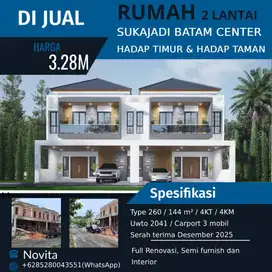 Rumah 2 Lantai di Sukajadi Batam Center