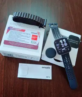 Watch Amazfit Bip 6 Black Mulus Fullset Like New Garansi Smartwatch