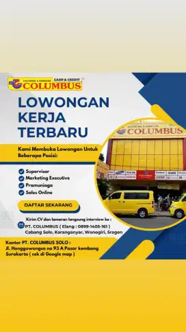 loker sales online & telemarketing