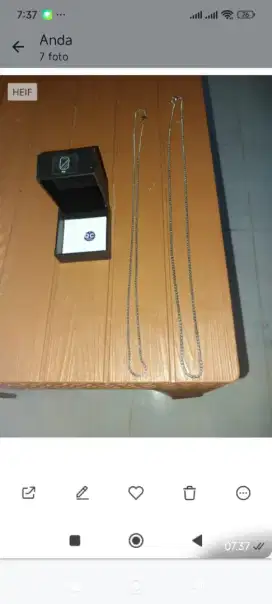 Kalung stanless buat cew atau cowok bisa