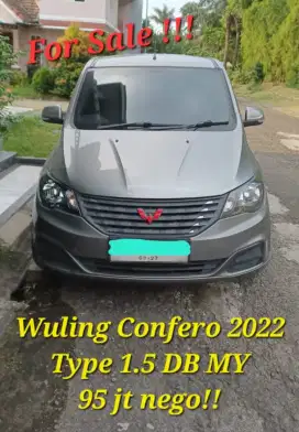 Wuling Confero 2022 Type 1.5 DB MY Manual