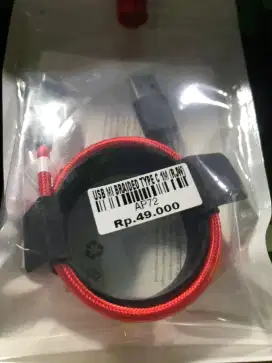 USB MI BRAIDED TYPE C 1M (RJW)