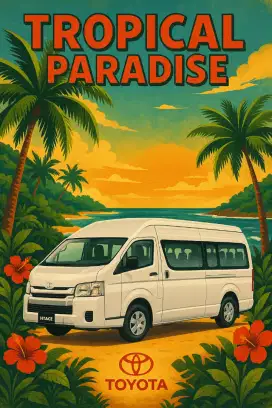 Disewakan HiAce Commuter 2024