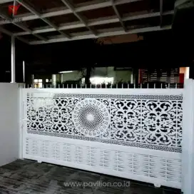 Pagar plat cutting laser model terbaru