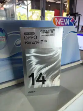 Oppo Reno 14f 5g 12/256 garansi resmi 1tahun Atlantis dahsyat