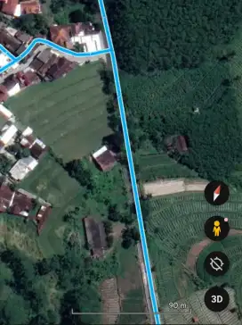 Dijual tanah pinggir jalan raya