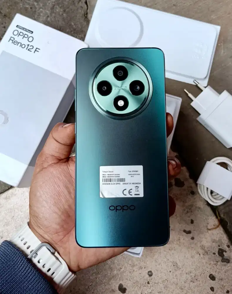 Oppo Reno 12F (8/256) Fullset Ori Mulus Minus Pemakaian Saja
