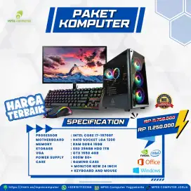 PC RAKITAN DENGAN SPEK YANG COCOK UNTUK SEKOLAH DAN KANTOR