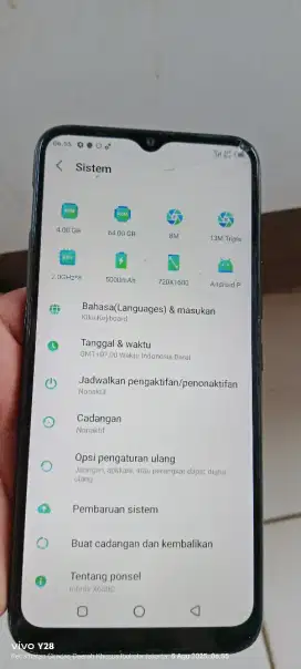 Infink.hot. 8.  Mnus retak norml 4/64 orian