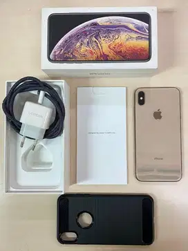 iPhone Xs Max 256Gb Gold Ex Inter Imei Regist Anti Blokir