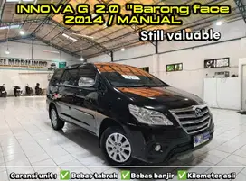 Toyota Kijang INNOVA G 2.0 Bensin MT 2014 Hitam original