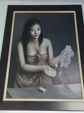 Lukisan Gadis Karya Aris Sucipto