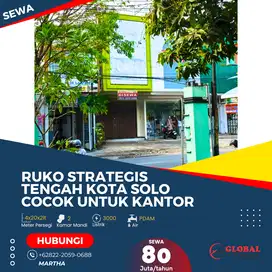Ruko Tengah Kota Solo Cocok Untuk Kantor