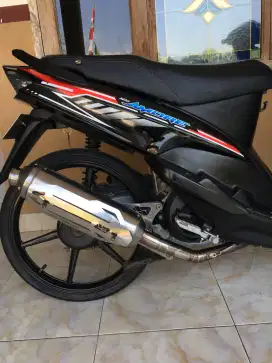 knalpot Aqil stainless mio karbu
