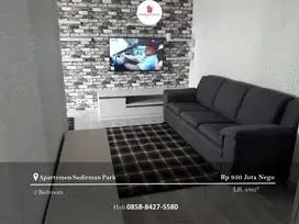 Dijual Apartement Sudirman Park 2BR Full Furnished Lantai Tinggi