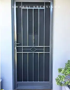 Pintu Tralis Simple Minimalis, Tralis Jendela Sawargi Kreasindo