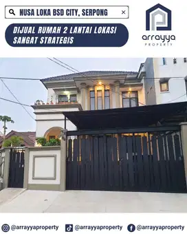 RUMAH SEMI FURNISH 2 LANTAI DI NUSA LOKA BSD 'DMB29'