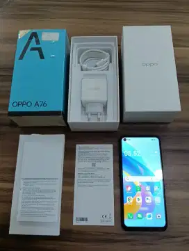 Oppo A76 6/128 seken murah dan lengkap