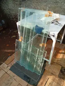 Aquarium 100x50x50 kaca full 10ml baruu