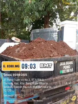 Jasa buang puing dan buang sampah