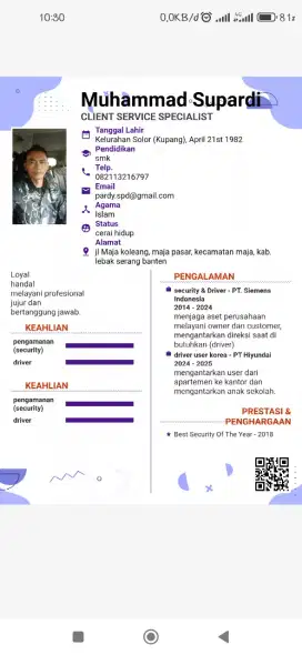 Driver pribadi, operasional kantor, driver expat, deriver direksi