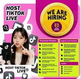 HOST LIVE STREAMING TIKTOK - SHOPEE