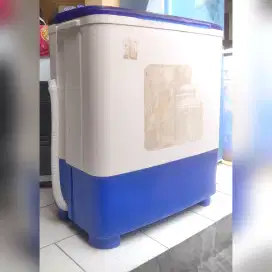 Mesin Cuci Aqua Hijab Dua Tabung Normal 8.5 Kg Joss Fungsi No Kendala