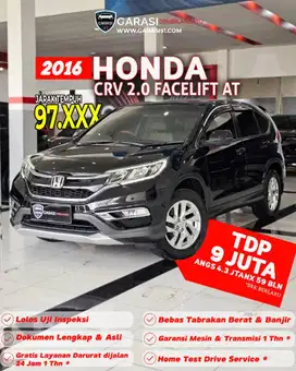 (TDP 9 JT)HONDA CRV 2.0 FACELIFT AT 2016
