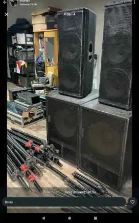 Satu set sound system