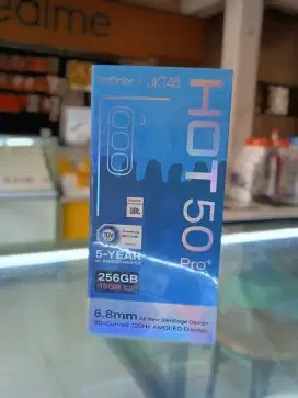 Redy infinix Hot 50 pro plus 8/256 NEW Garansi Resmi 1thn